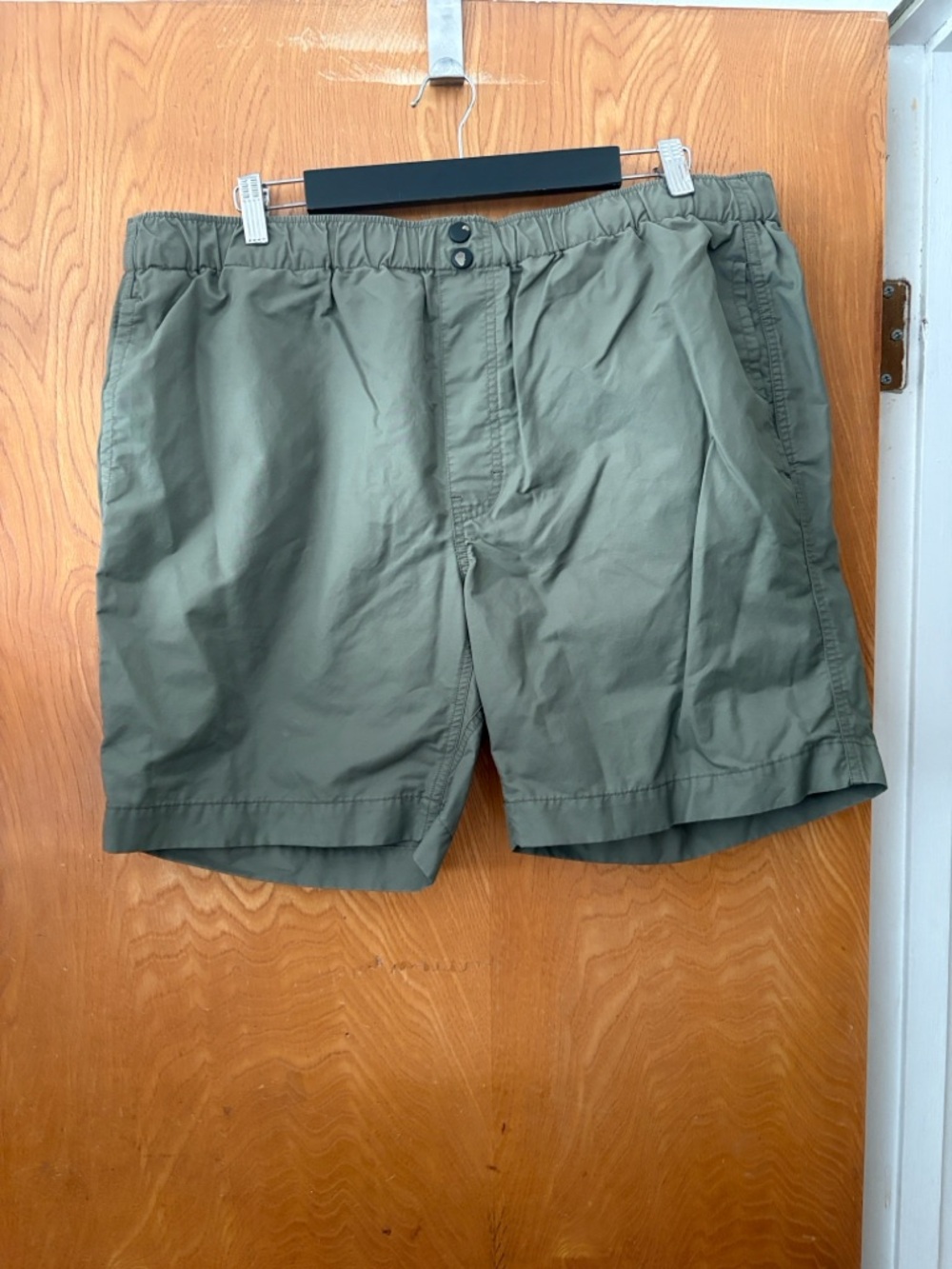 Alex Mill Sage Green Men's Flat Front utility Shorts XL